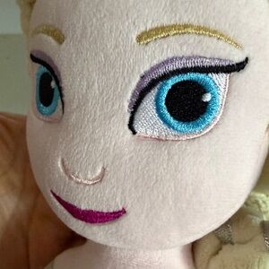 Disney Elsa Plush Doll in Blue and Silver Dress